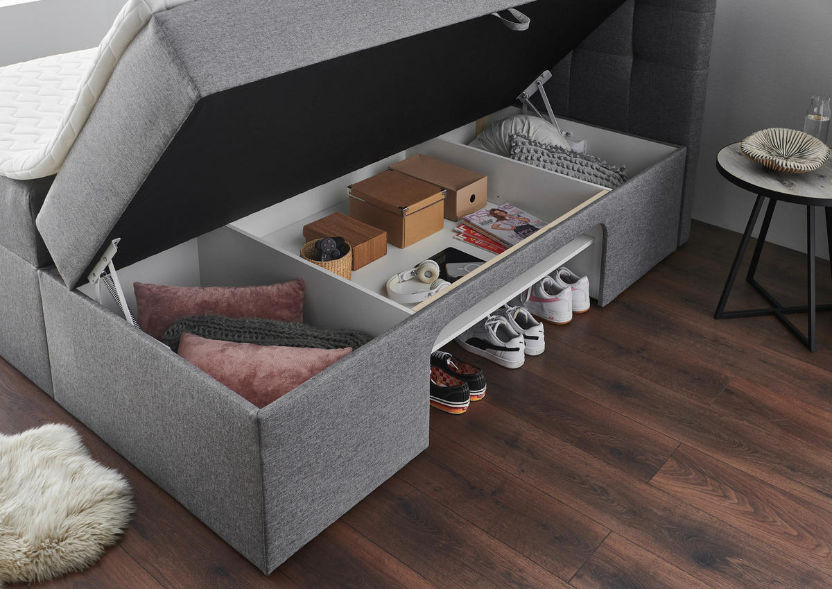 Boxbett Shelfie I hellgrau Shelfie I - hellgrau (180,00/112,00/210,00cm)