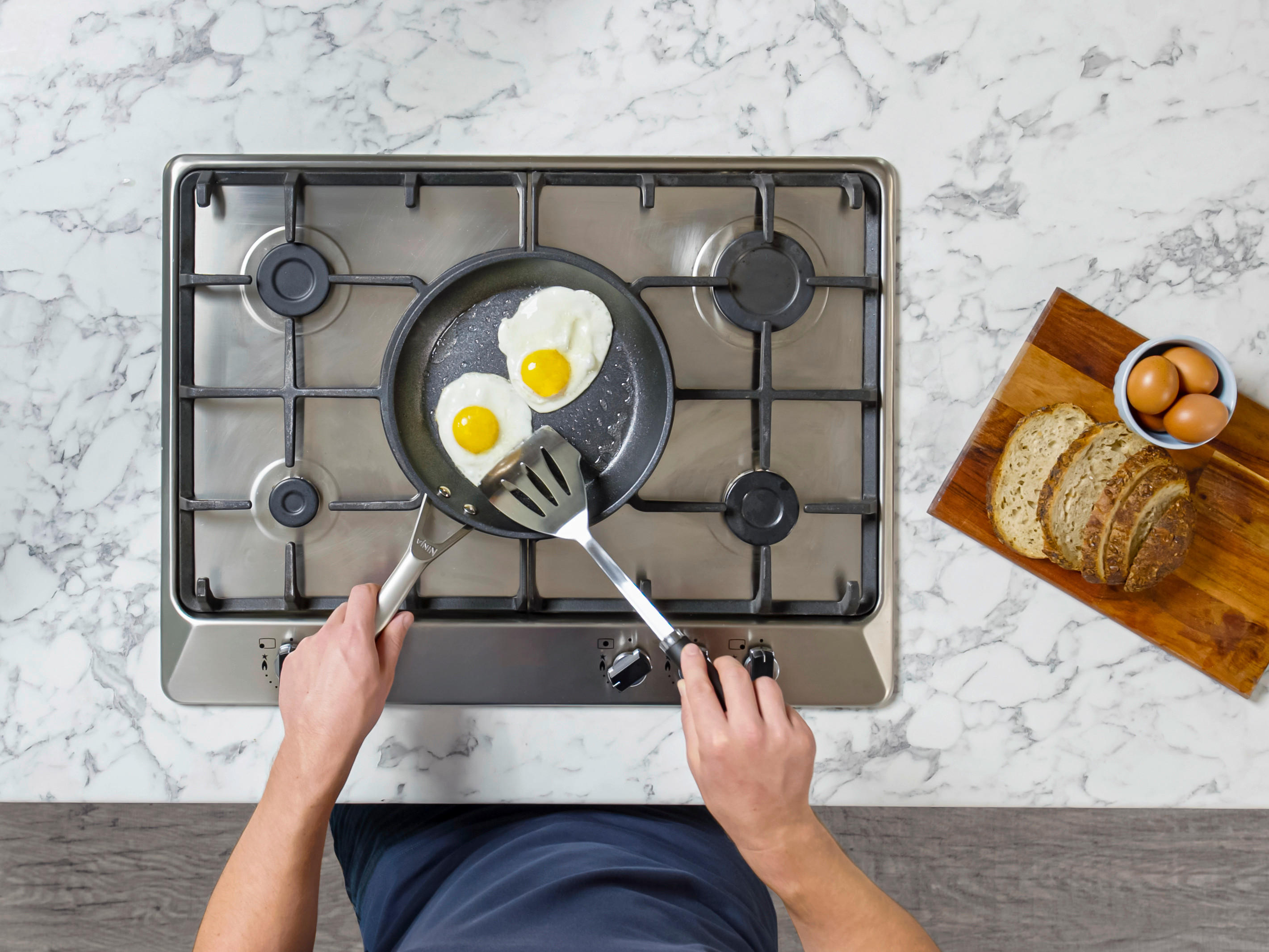 Thumbnail - Ninja Bratpfanne Foodi ZEROSTICK C30028EU grau Aluminium B/H/L: ca. 28x5x49 cm