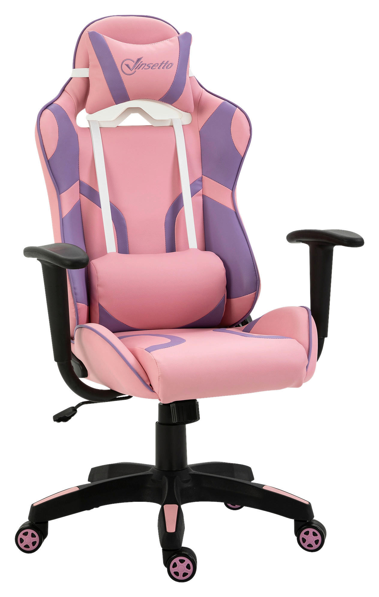 Gaming-Sessel 921-201 rosa 921-201 - rosa (69,00/125,50/56,00cm) - Vinsetto