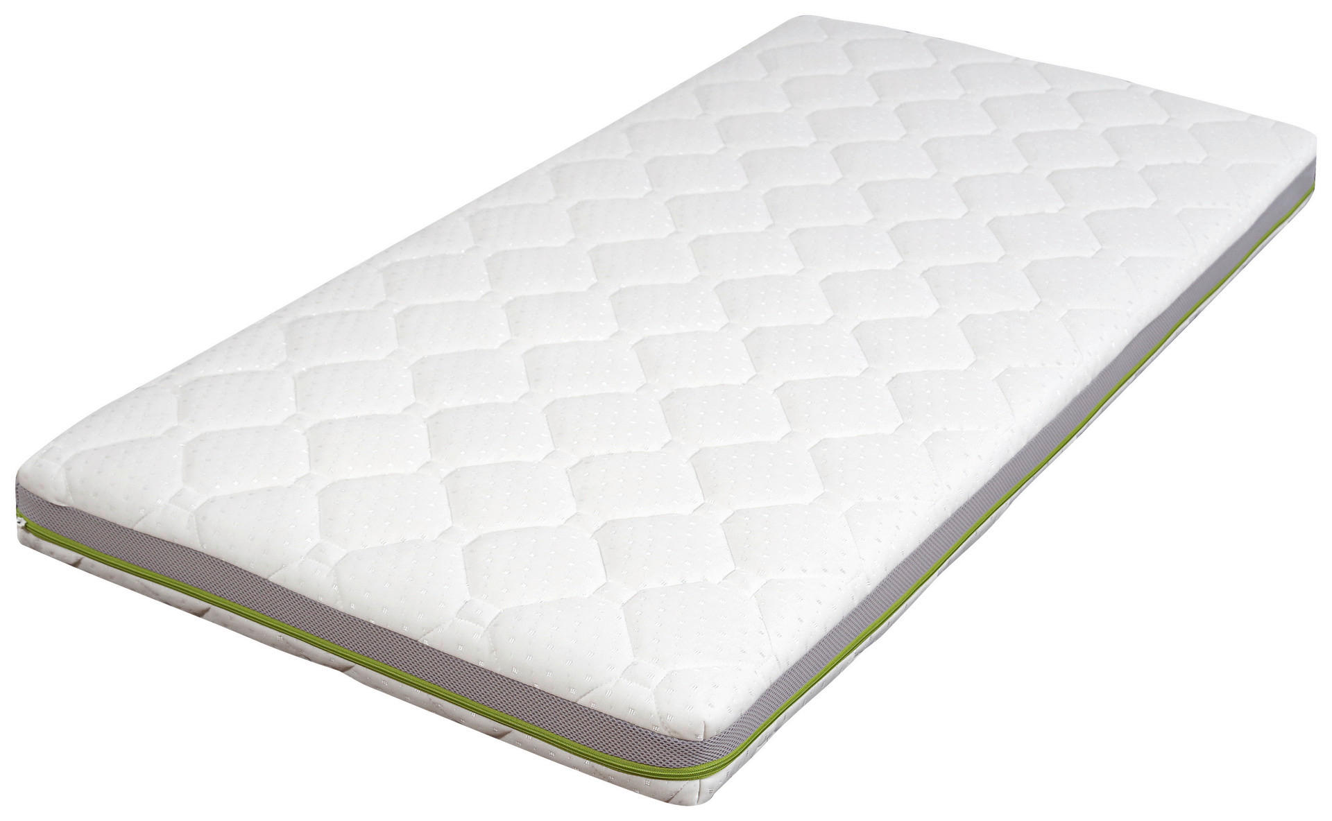 Babymatratze Panda weiß Liegefläche B/L: ca. 70x140 cm Panda - weiß/grün (70,00/11,00/140,00cm)