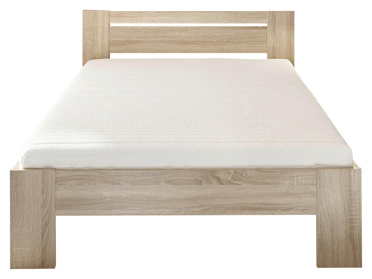 Futonbett Cannes Eiche Sonoma Nachbildung Liegefläche B/L: ca. 120x200 cm Cannes - Eiche (125,00/71,00/204,00cm)