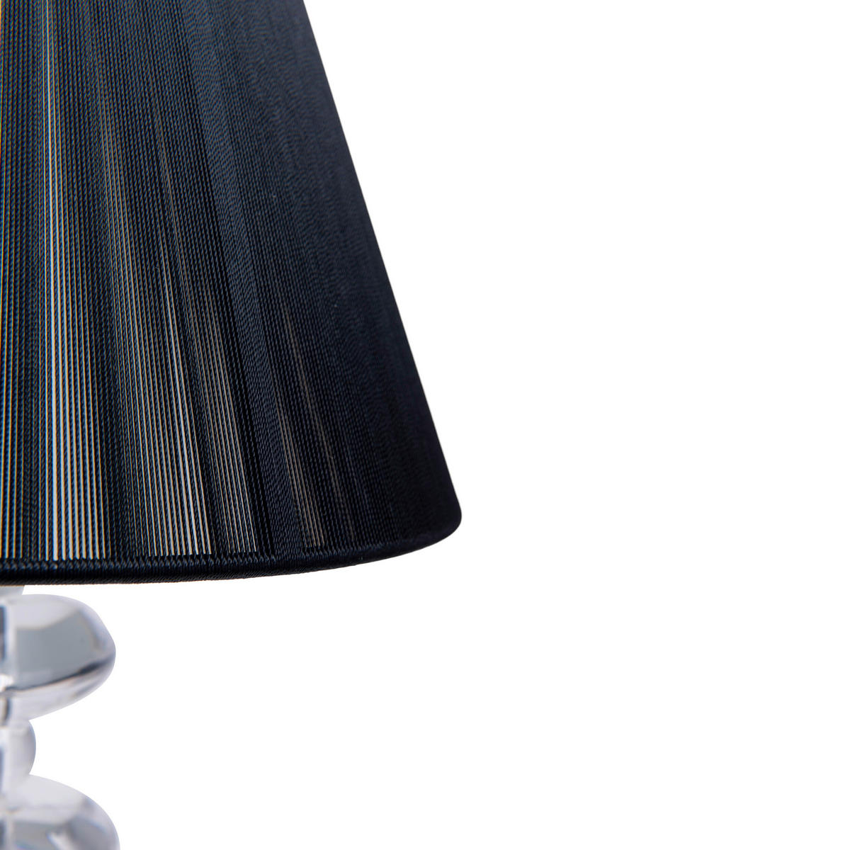 Näve Leuchten Tischleuchte 314022 schwarz Metall Kunststoff B/H/T: ca. 26x51x26 cm E14 1 Brennstellen Tischleuchte - schwarz (26,00/51,00/26,00cm) - Näve Leuchten