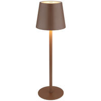 GLOBO LED-Tischleuchte VANNIE - braun (10,60/36,00cm) - GLOBO