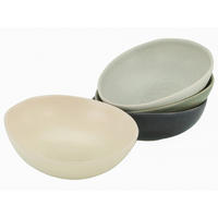 CreaTable Müslischalenset PIETRA multicolor Steinzeug B/T/L: ca. 20,5x16,5x16,5 cm PIETRA - multicolor (20,50/16,50cm) - CreaTable