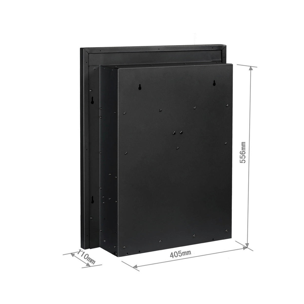 Balderia Einbaukamin Cosmo EF158B B/H/T: ca. 51x60,5x19,7 cm ca. 2000 W Elekt.-Kamin Cosmo EF158B - (51,00/60,50/19,70cm) - Balderia