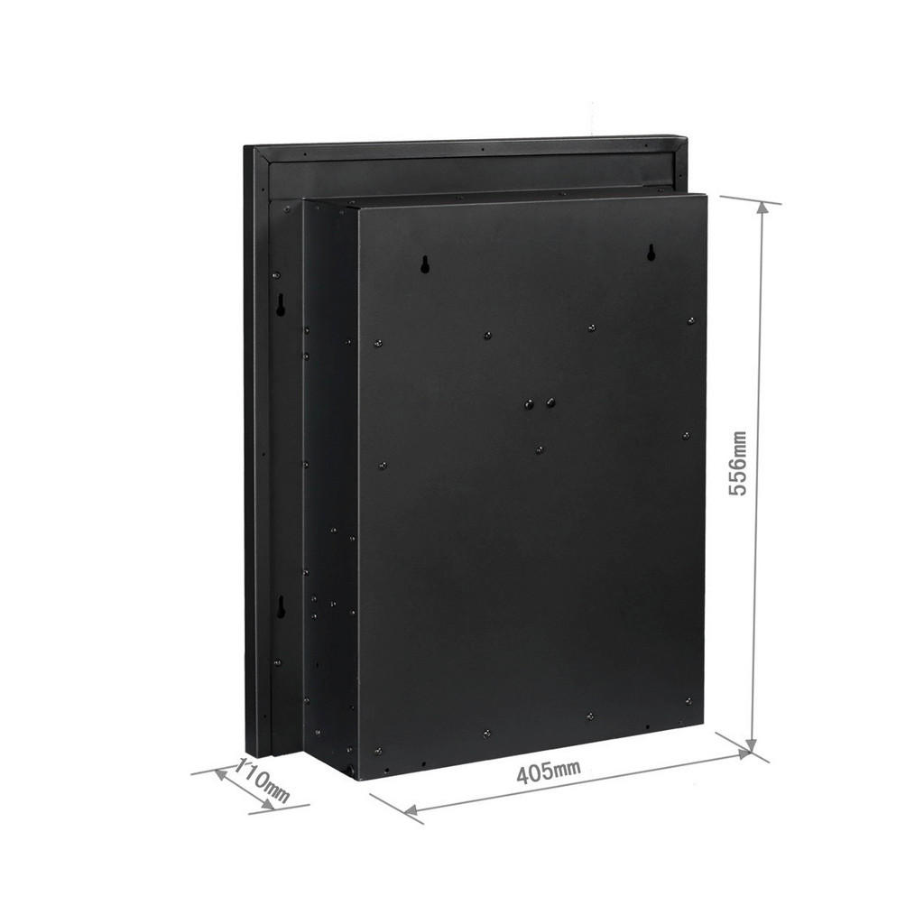 Thumbnail - Balderia Einbaukamin Cosmo EF158B B/H/T: ca. 51x60,5x19,7 cm ca. 2000 W