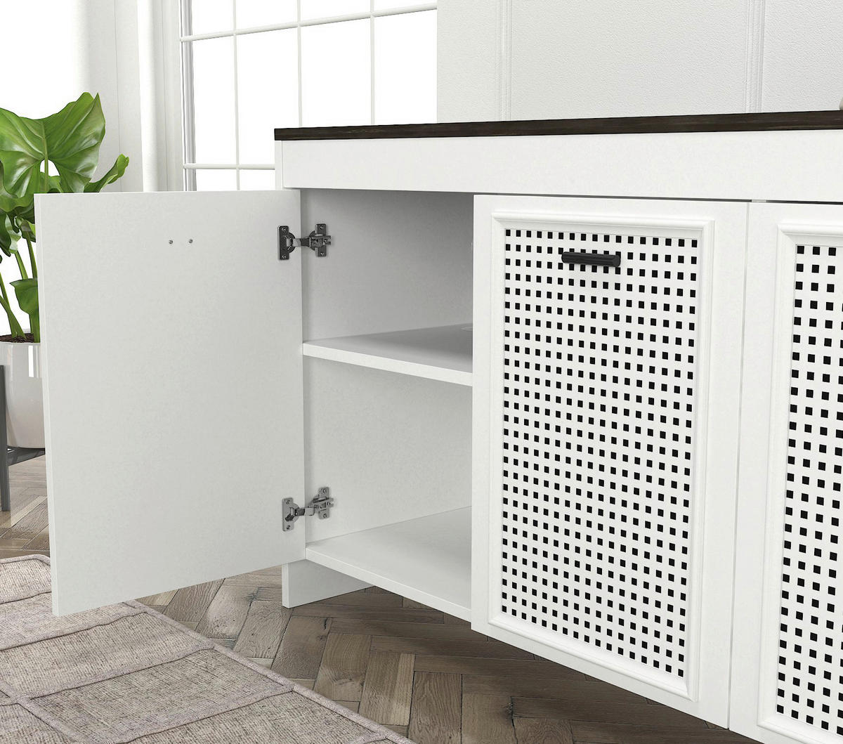 Sideboard Done weiß Rebab B/H/T: ca. 120x75x45 cm Done - Rebab/weiß (120,00/75,00/45,00cm) - moebel17