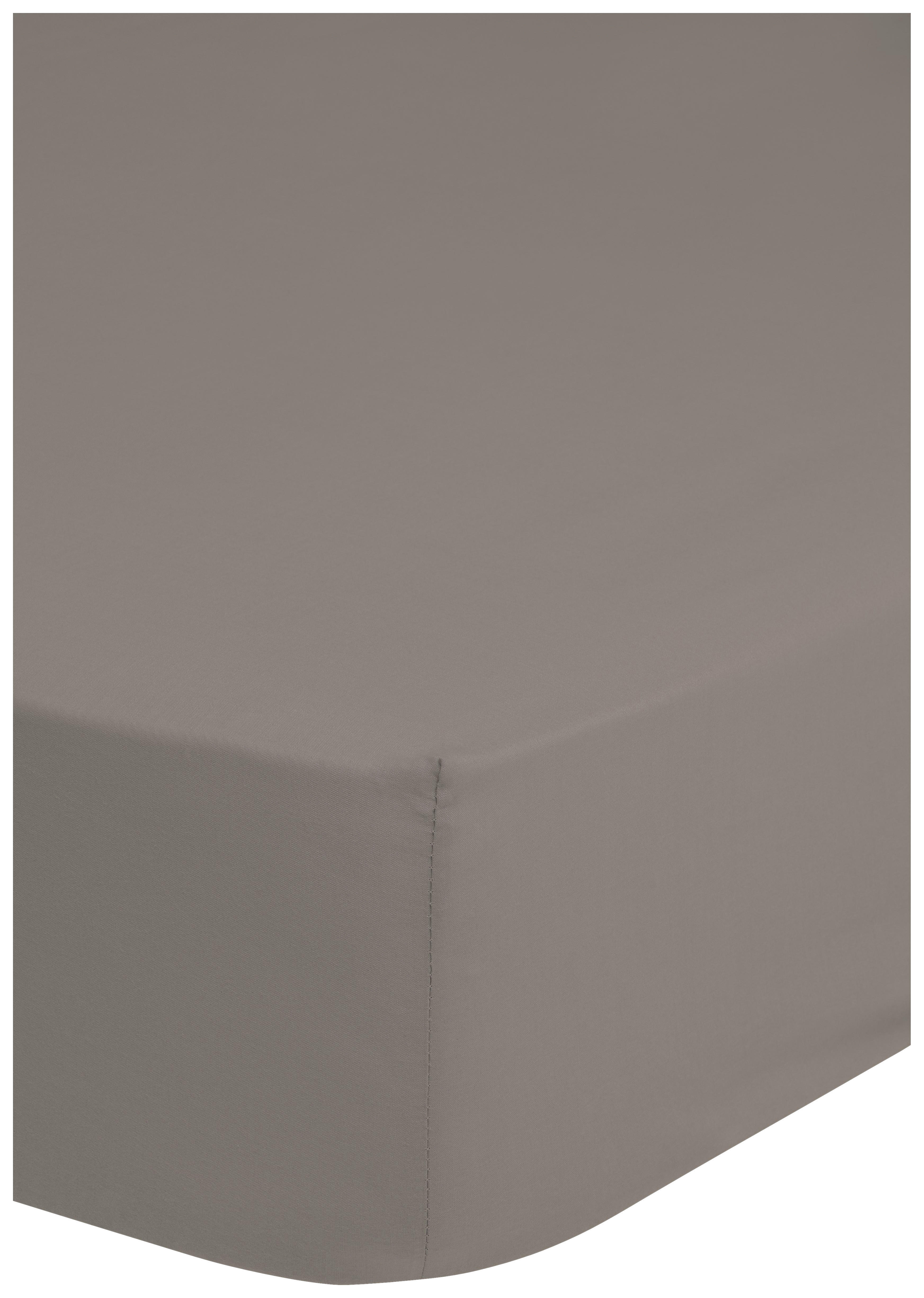 Baumwoll Spannbetttuch Satin Spannbetttuch-Satin 160x200cm - ecru (160,00/200,00cm) - HIP