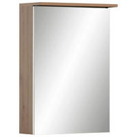 Spiegelschrank Jesper Eiche Artisan Nachbildung weiß matt B/H/T: ca. 50,4x72,3x15,9 cm Jesper - Eiche/weiß (50,40/72,30/15,90cm) - Möbelpartner
