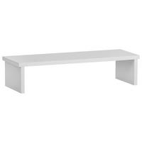 Monitoraufsatz Niels weiß perlweiß Optik B/H/T: ca. 55x12,7x20 cm Niels - weiß (55,00/12,70/20,00cm) - Möbelpartner