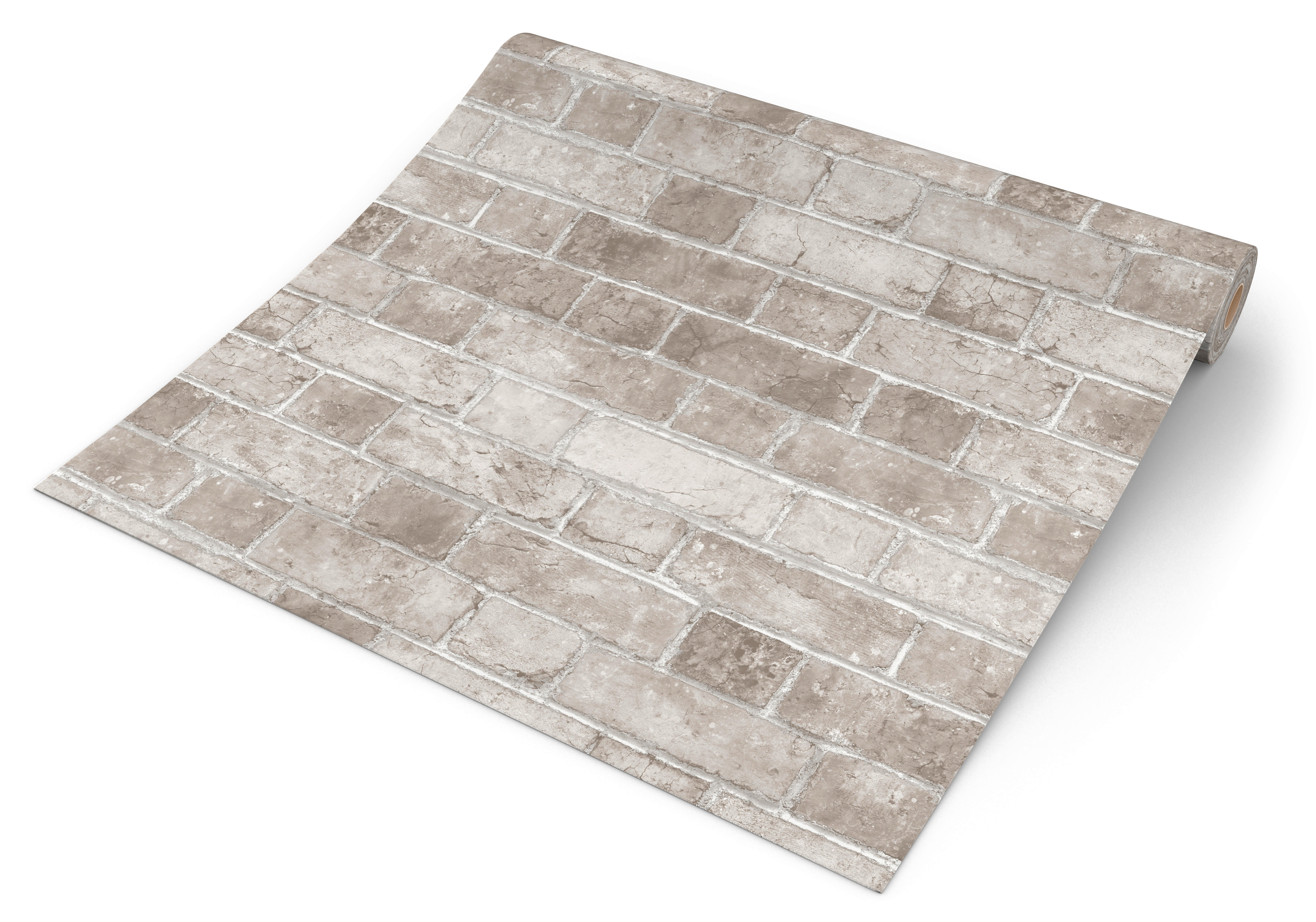 UGEPA Papiertapete Steinoptik beige B/L: ca. 53x1005 cm Papiertapete_L45207 - beige (53,00/1005,00cm) - UGEPA