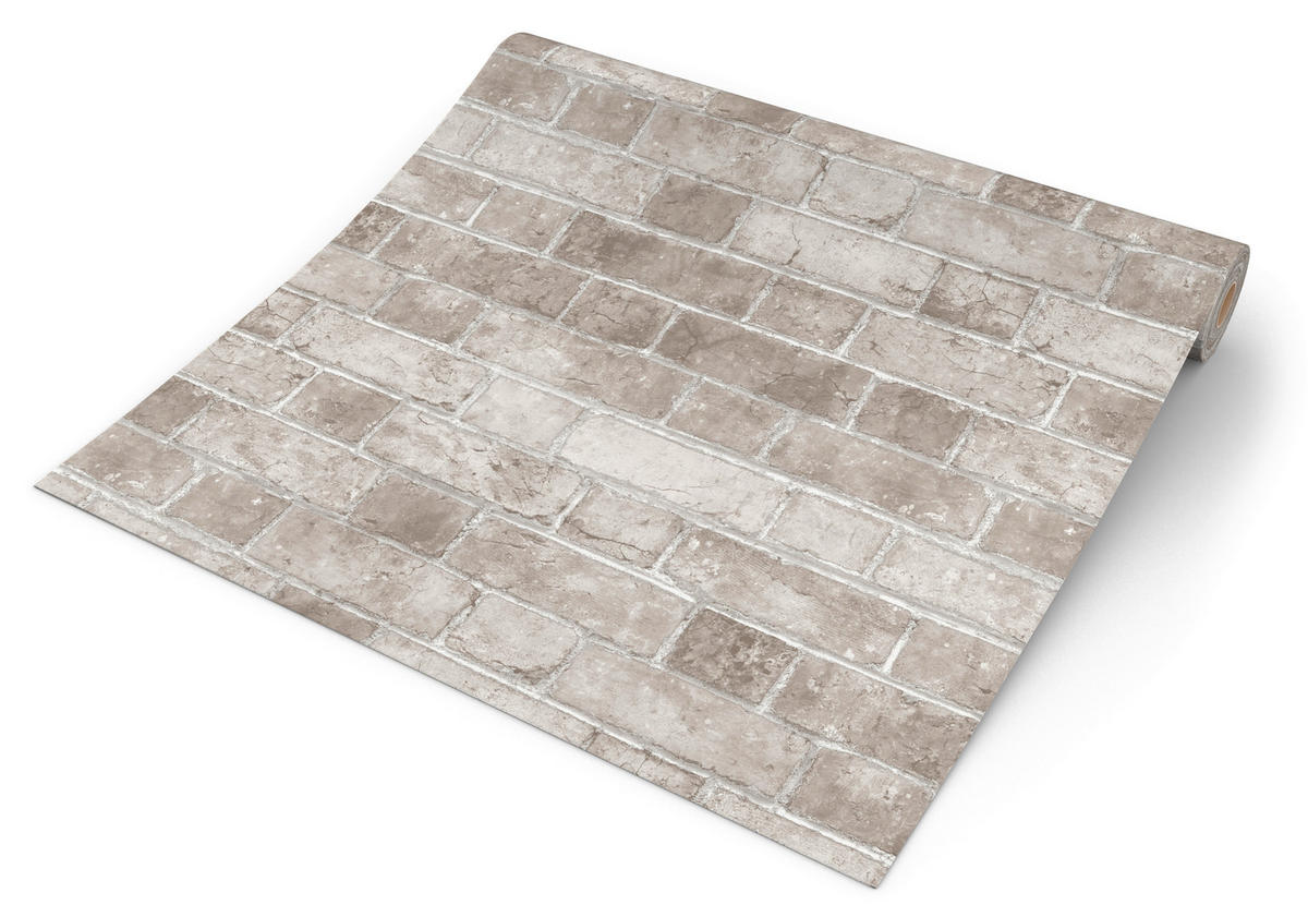 UGEPA Papiertapete Steinoptik beige B/L: ca. 53x1005 cm Papiertapete_L45207 - beige (53,00/1005,00cm) - UGEPA