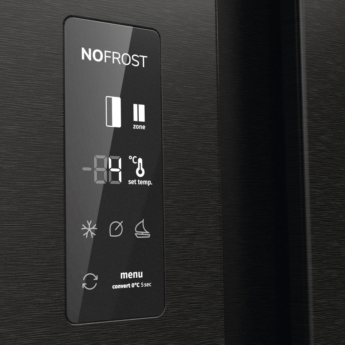 Gorenje Side-by-Side NRR 9185 EABXLWD Blacksteel B/H/T: ca. 92x179x67 cm Side-by-Side NRR9185EABXLWD - Blacksteel (92,00/179,00/67,00cm) - Gorenje