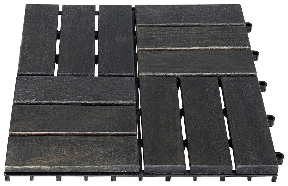 POCOline Terrassenfliese Anthrazit anthrazit B/L: ca. 30x30 cm Anthrazit - anthrazit (30,00/30,00/2,40cm) - POCOline