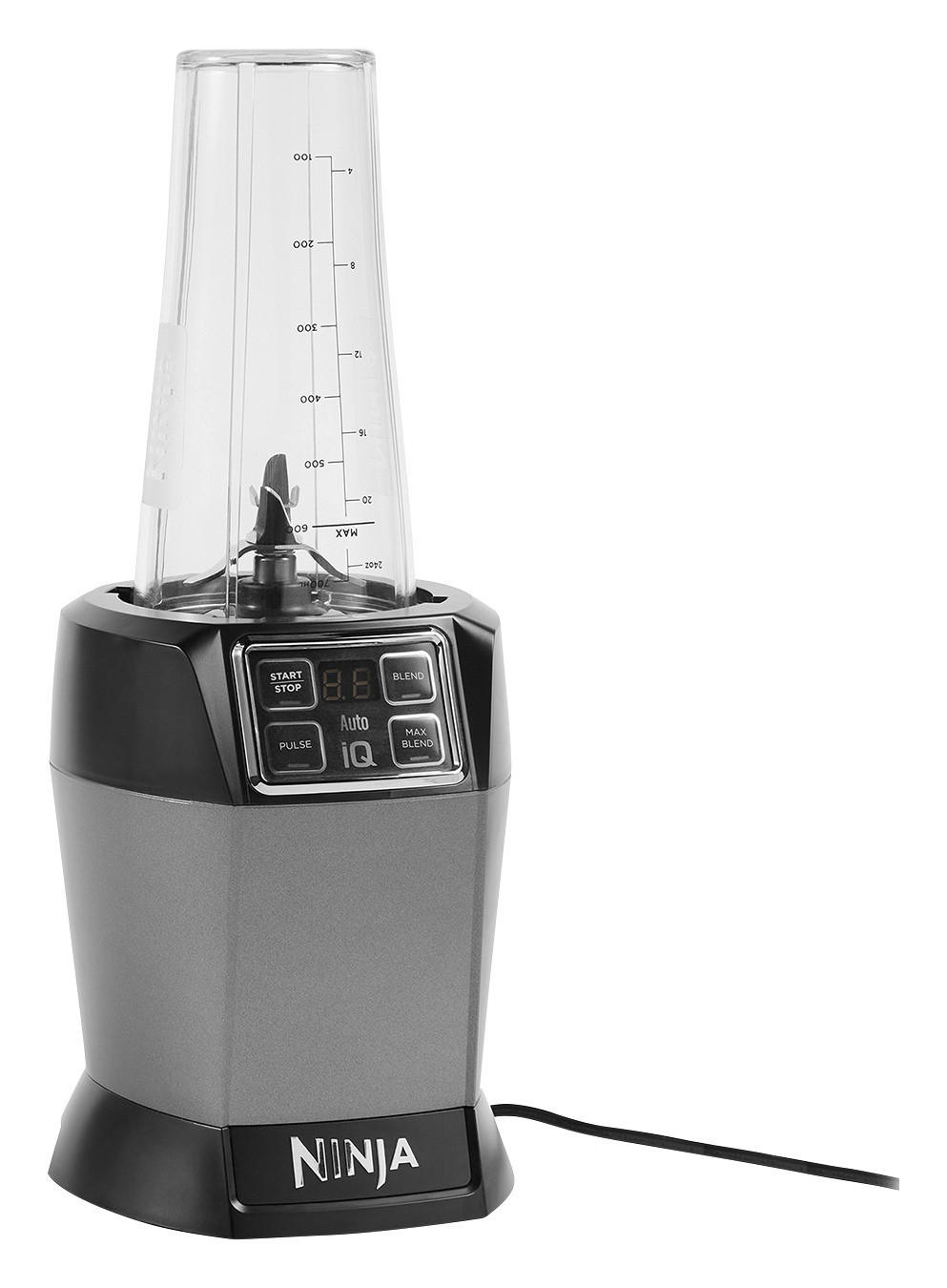 Ninja Standmixer silber schwarz Kunststoff B/H/L: ca. 16x38,5x17 cm BN495EU - schwarz/silber (17,00/16,00/38,50cm) - Ninja