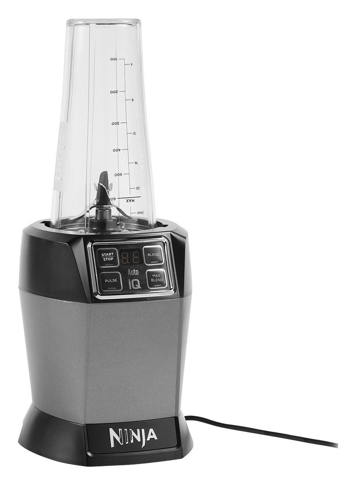 Ninja Standmixer silber schwarz Kunststoff B/H/L: ca. 16x38,5x17 cm BN495EU - schwarz/silber (17,00/16,00/38,50cm) - Ninja