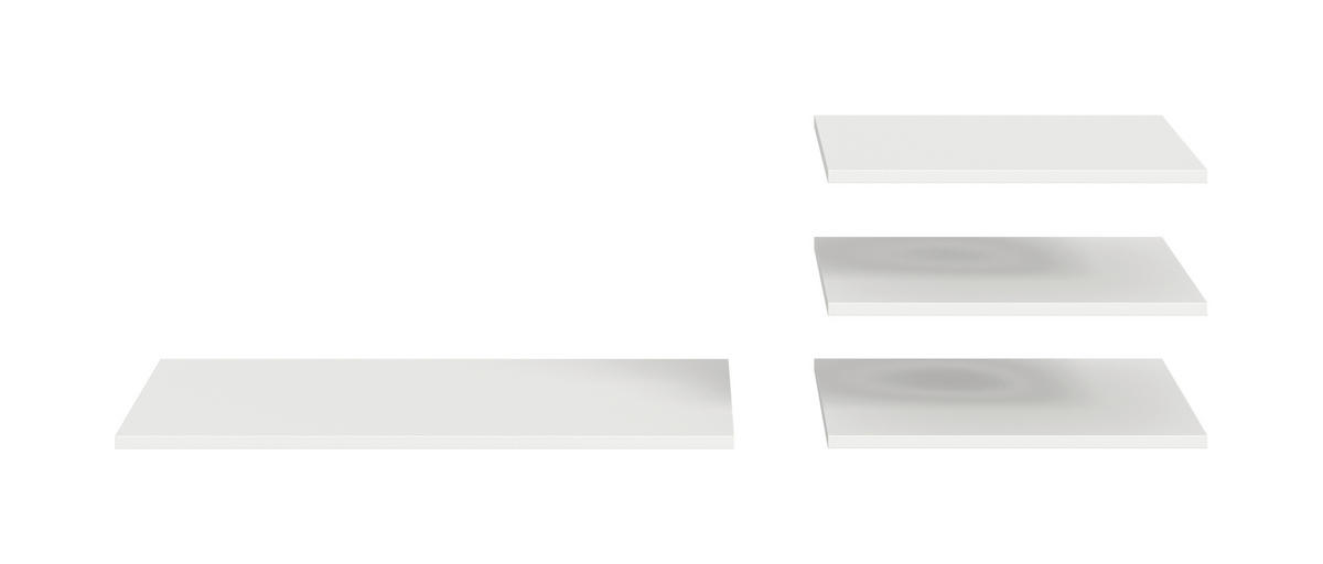 Einlegeböden-Set OAKLAND weiß B/H/T: ca. 78x1,6x48 cm OAKLAND - weiß (78,00/1,60/48,00cm) - xonox.home