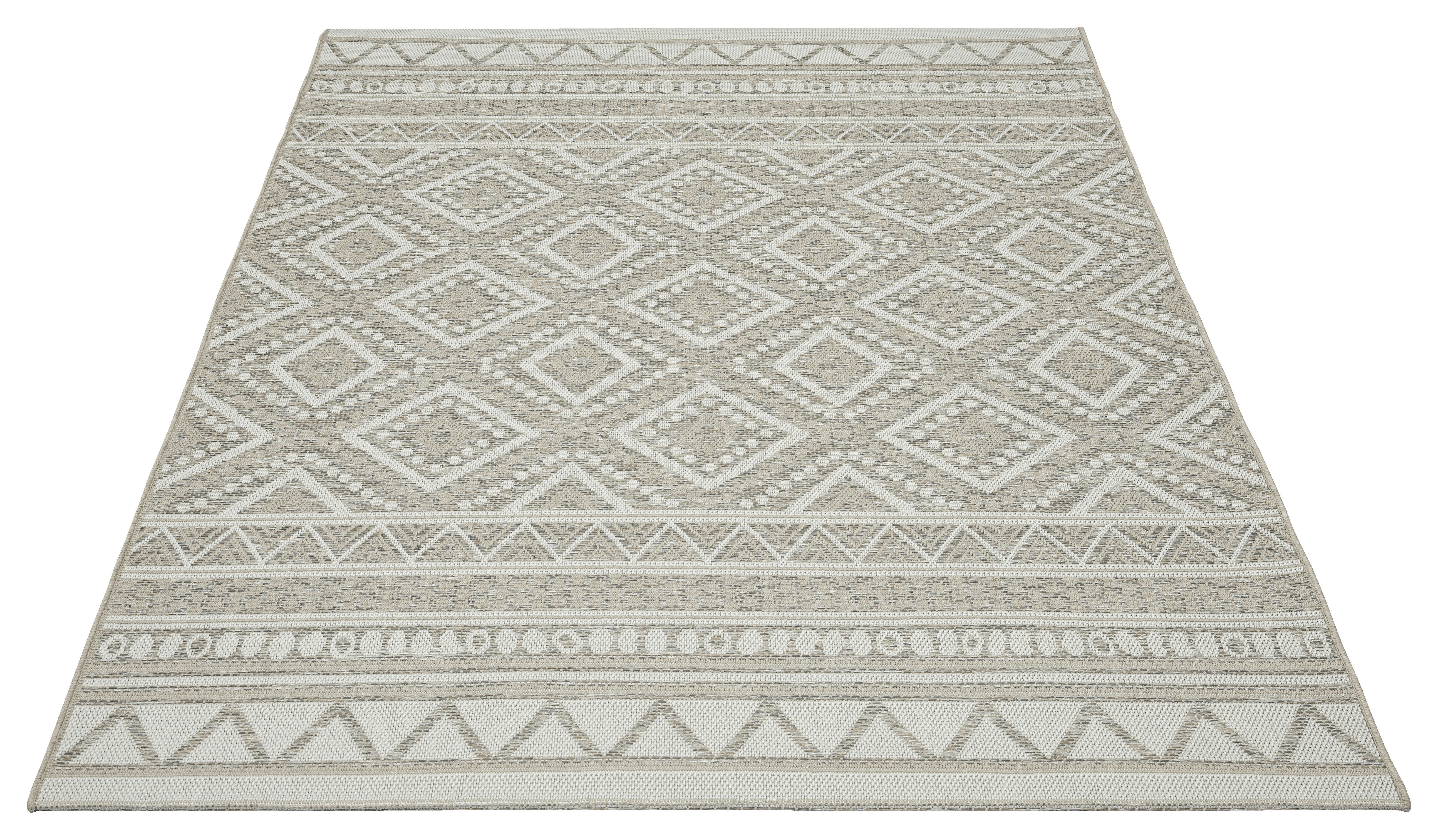 Merinos Teppich Ottowa beige B/L: ca. 160x220 cm Ottowa - beige (160,00/220,00cm) - Merinos