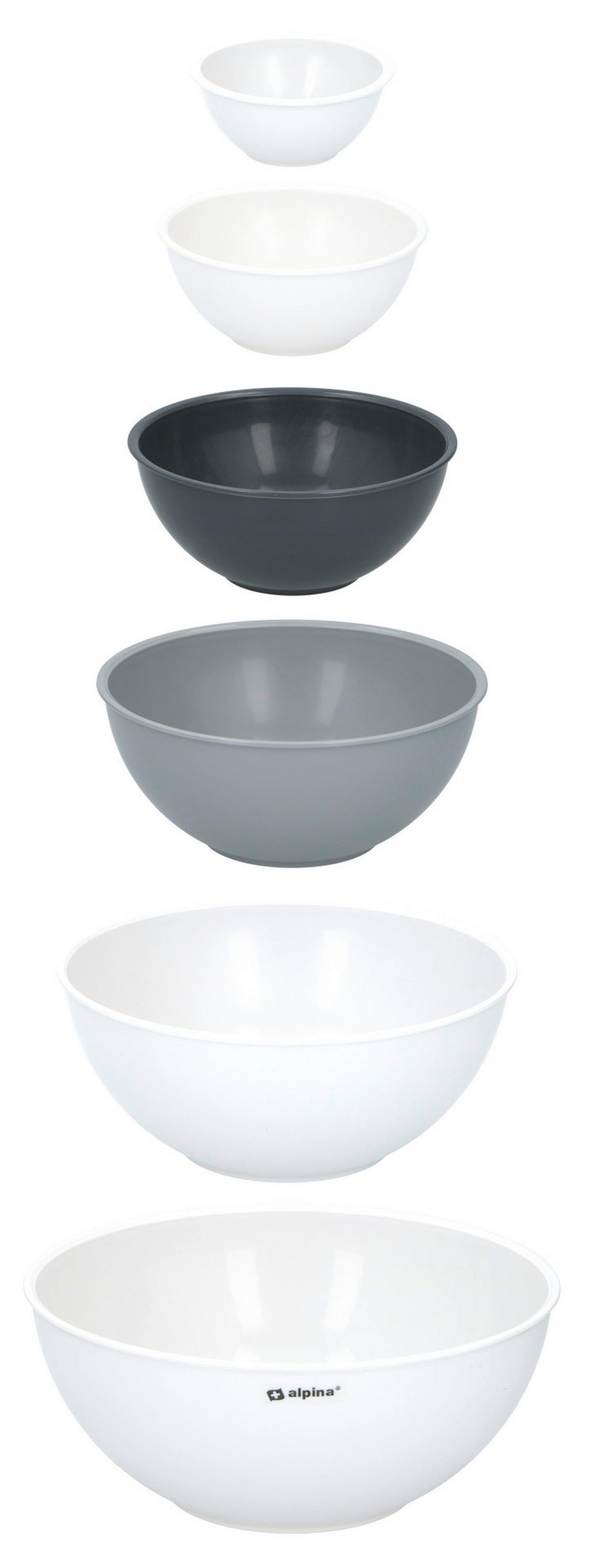 Rührschüsselset 6tlg. weiß Rührschüsselset_6tlg. - weiß