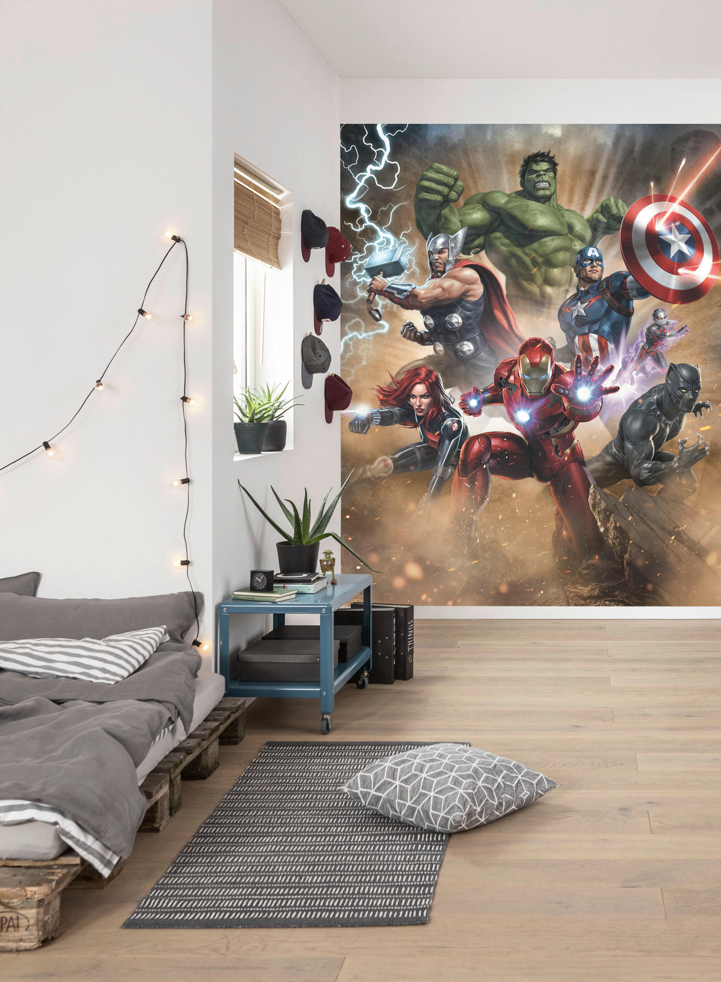 Komar Fototapete Avengers Superpower B/L: ca. 200x250 cm Avengers Superpower - (200,00/250,00cm) - Komar