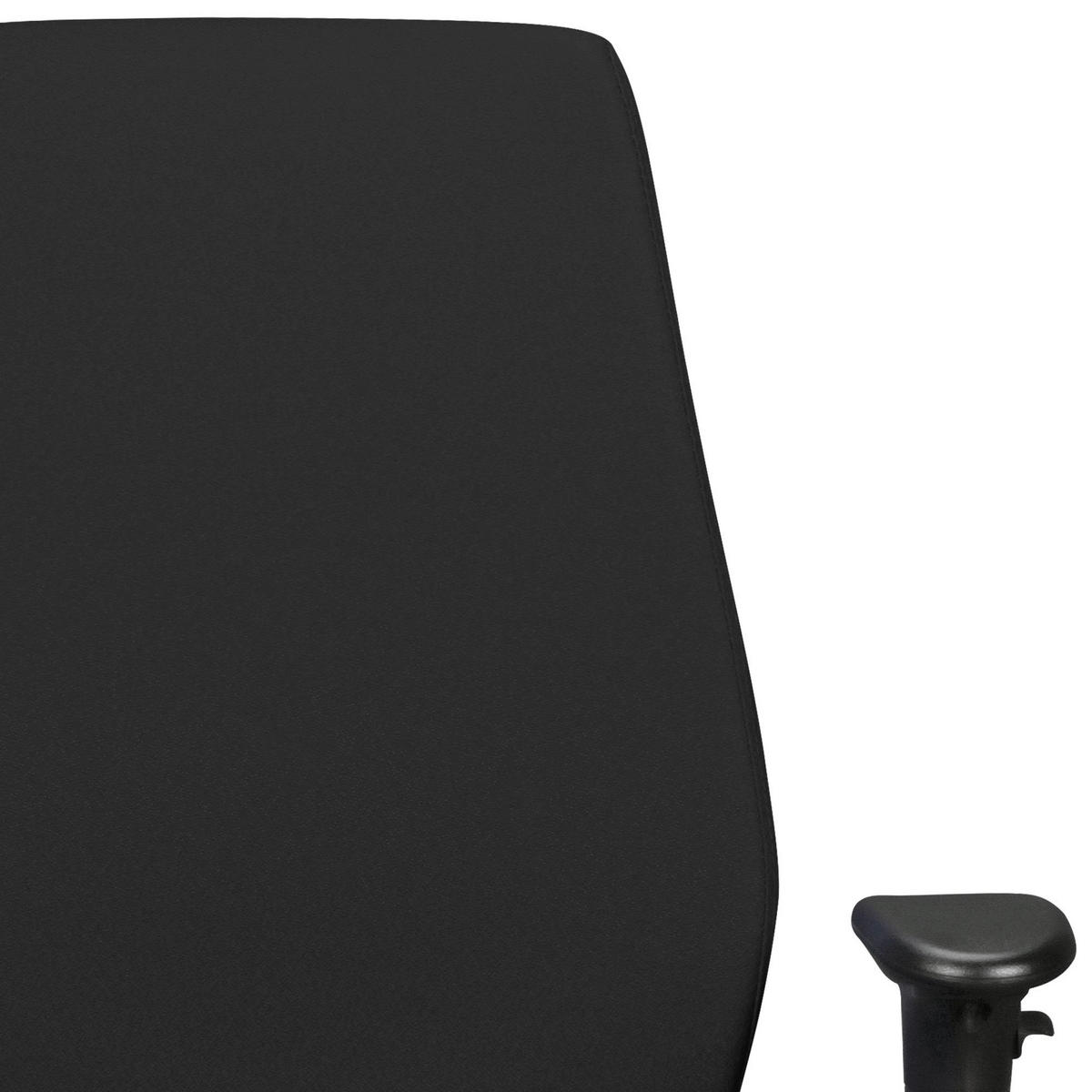 Drehstuhl schwarz Stoff Bürostuhl DARIUS - schwarz (63,00/119,00/70,00cm) - Amstyle