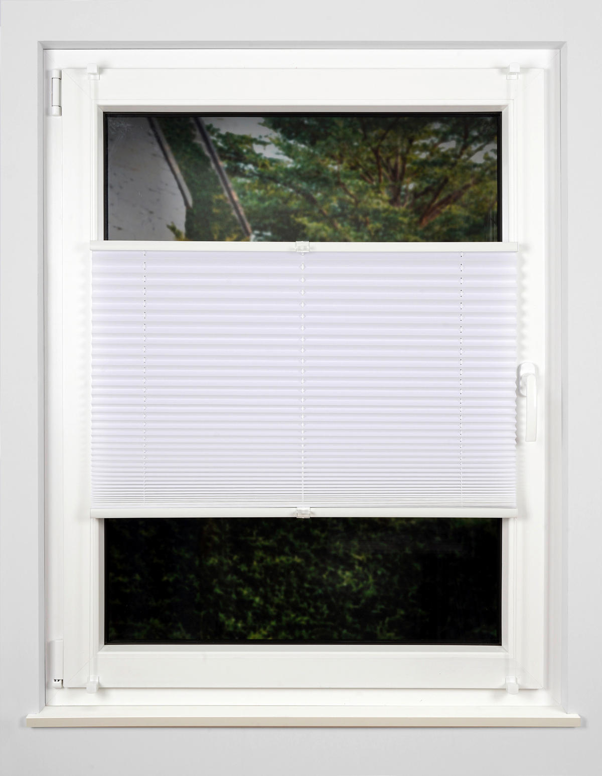 Hochwertiges Klemmplissee weiß B/L: ca. 65x130 cm Hochwertiges_Klemmplissee_Free - weiß (65,00/130,00cm)