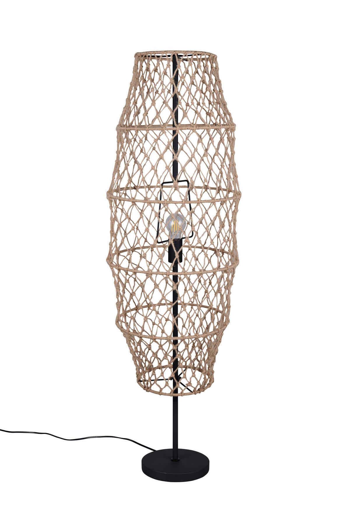 Reality Leuchten Stehleuchte schwarz Metall H: ca. 120 cm E27 1 Brennstellen Hive - schwarz (120,00cm) - Reality Leuchten