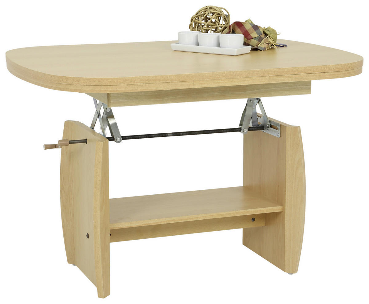 Couchtisch MICHAEL III buche Nachbildung B/H/T: ca. 90x52x68 cm MICHAEL III - buche (90,00/52,00/68,00cm) - Hela