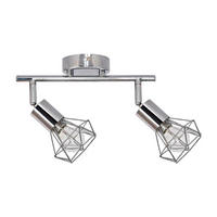 POCOline Spotbalken Aurelius Chrom Metall B/H/L: ca. 21x10x31 cm E14 2 Brennstellen Aurelius - Chrom (31,00/21,00/10,00cm) - POCOline