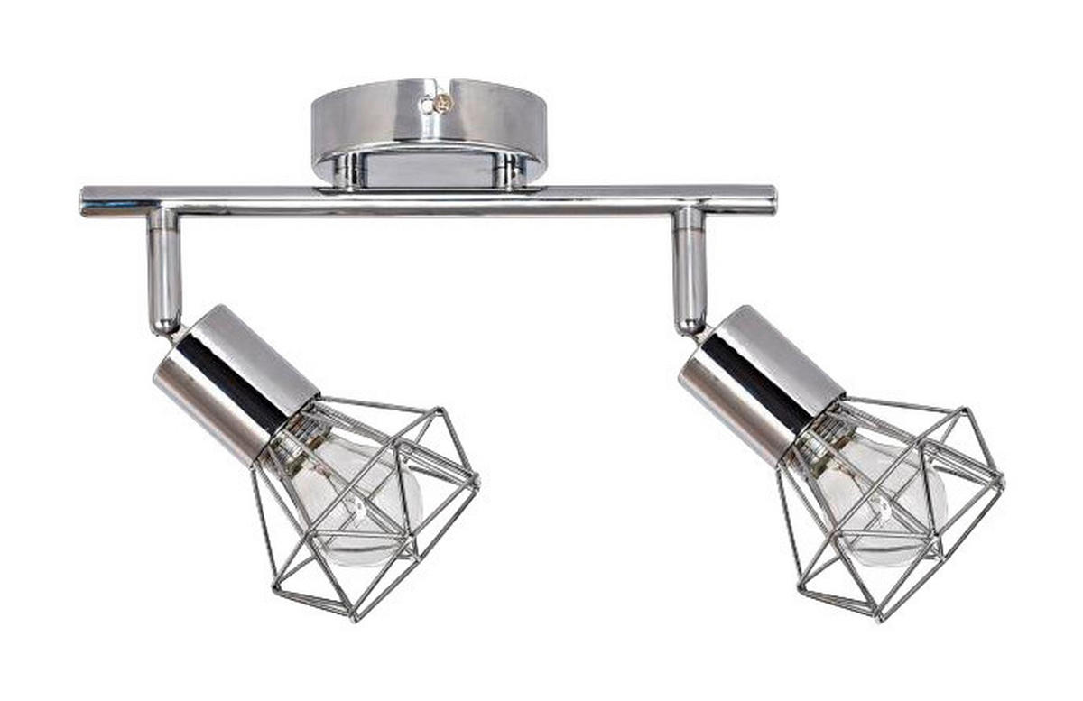 POCOline Spotbalken Aurelius Chrom Metall B/H/L: ca. 21x10x31 cm E14 2 Brennstellen Aurelius - Chrom (31,00/21,00/10,00cm) - POCOline