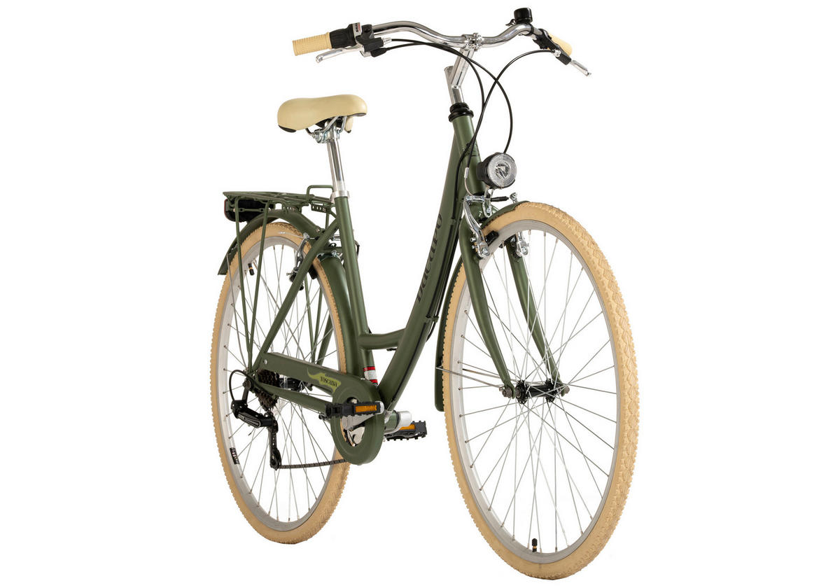 DaCapo City-Bike Toscana TOSCANA 28 Zoll Rahmenhöhe 48 cm 6 Gänge grün grün ca. 28 Zoll Toscana - grün - DaCapo