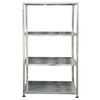 Schwerlaststeckregal verzinkt B/H/T: ca. 75x175x40 cm Schraubregal 150x75x40cm V - verzinkt (75,00/175,00/40,00cm)