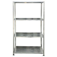 Schwerlaststeckregal verzinkt B/H/T: ca. 75x175x40 cm Schraubregal 150x75x40cm V - verzinkt (75,00/175,00/40,00cm)