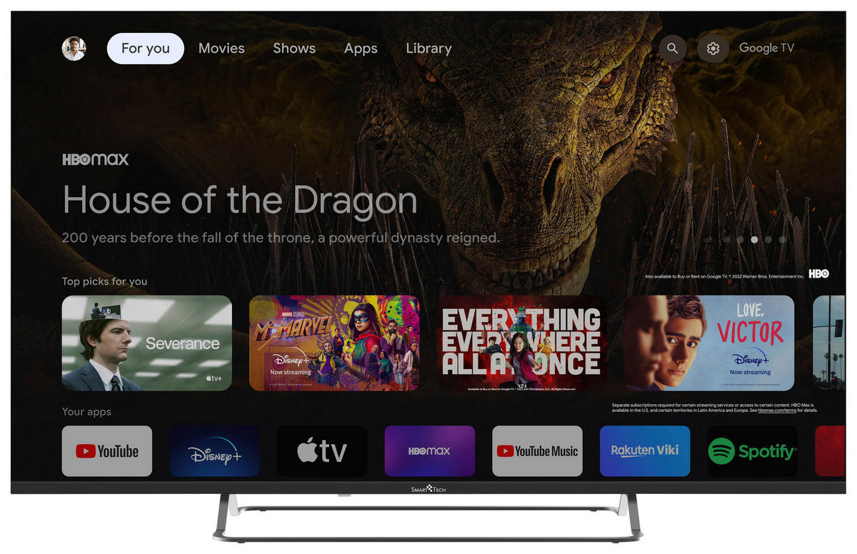 Smart-Tech LED-TV D: ca. 126 cm QLED-TV_50"_4K_50QG02V_SmartTech - (126,00cm) - Smart-Tech
