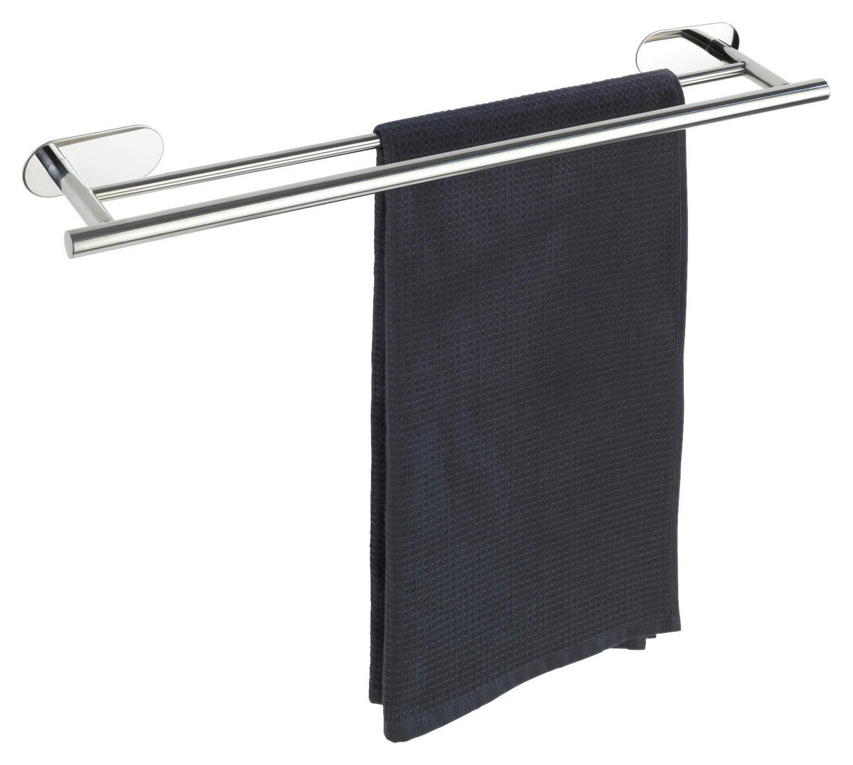 Badetuchstange Metall B/H/L: ca. 4,5x12x60 cm Dopp.-Badetuchstange_Duo_Orea_Shine - (60,00/4,50/12,00cm) - Turbo-Loc