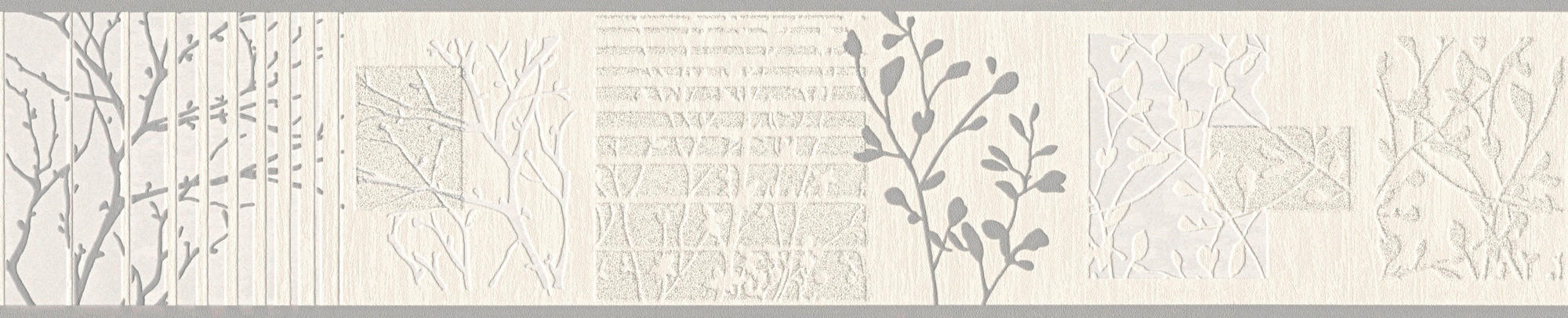 A.S.Creation Bordüre beige silber B/H/D: ca. 13x500x8 cm Bordüre_selbstklebend - beige/silber (8,00/500,00cm) - A.S.Creation