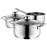 WMF Topfset silber Edelstahl 3 tlg. Topfset_Diadem-Plus_3tlg.WMF - silber - WMF