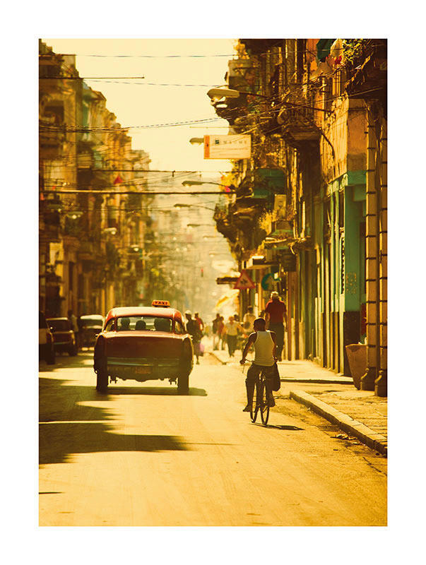 Komar Wandbild Cuba Streets Stadt B/L: ca. 30x40 cm günstig online kaufen