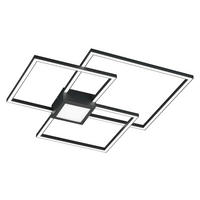 Deckenleuchte 676210442 anthrazit Metall B/H/L: ca. 66x6x67 cm LED-Deckenleuchte_Hydra - anthrazit (67,00/66,00/6,00cm)