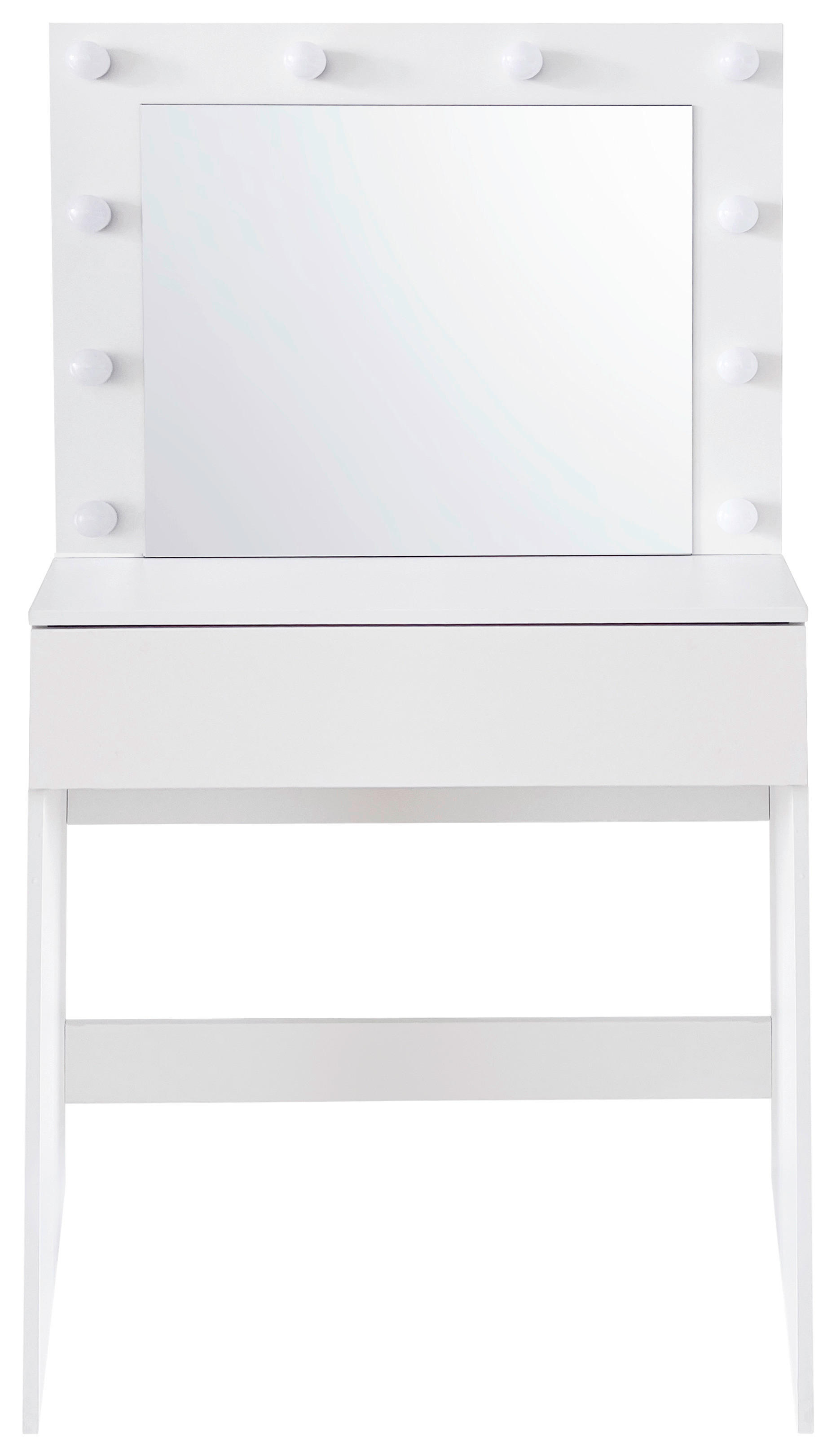 Schminktisch Lola weiß B/H/T: ca. 80x147x40 cm Lola - weiß (80,00/147,00/40,00cm)