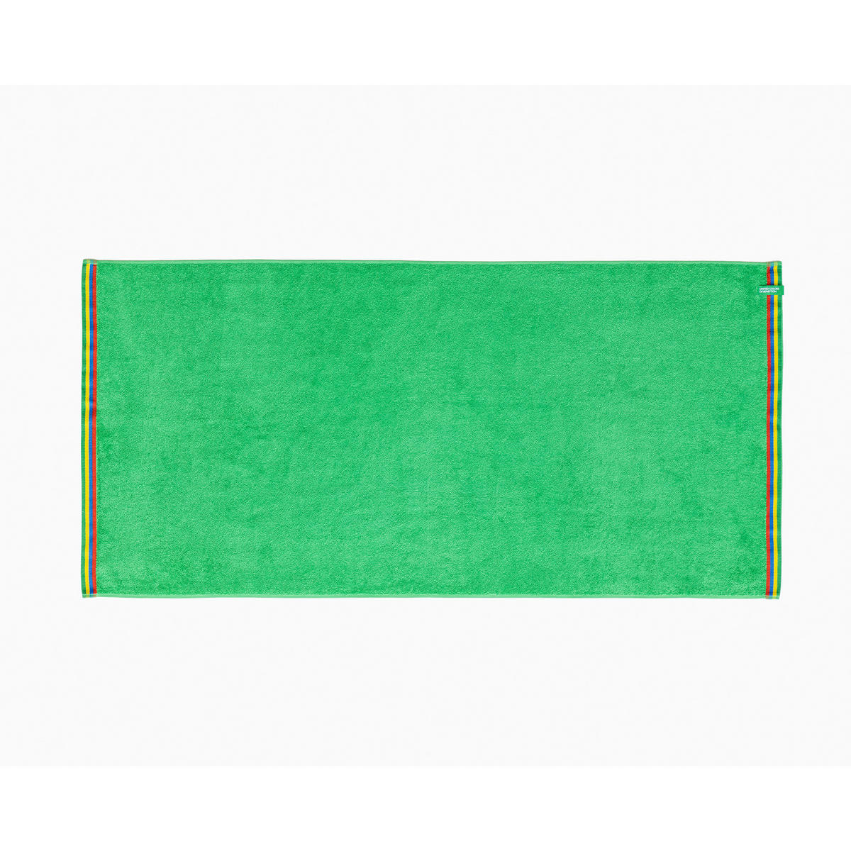 Kinder-Strandtuch grün Baumwolle B/L: ca. 140x70 cm Kinder-Strandtuch - grün (140,00/70,00cm) - BENETTON