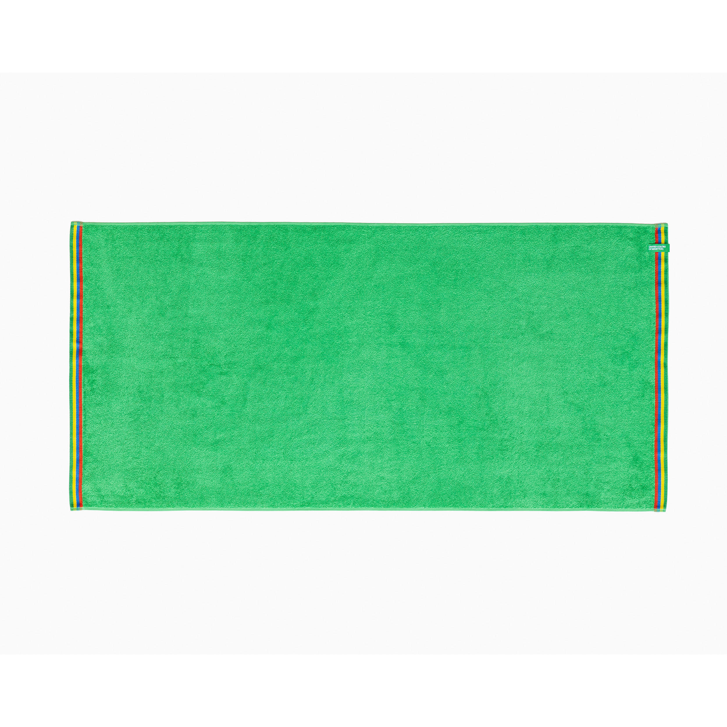 Thumbnail - BENETTON Kinder-Strandtuch grün Baumwolle B/L: ca. 140x70 cm