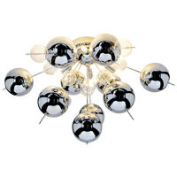 Näve Leuchten Deckenleuchte Chrom Glas Metall B/H/T/D: ca. 57x38x57x57 cm G9 6 Brennstellen EXPLOSION - Chrom (57,00/38,00/57,00cm) - Näve Leuchten