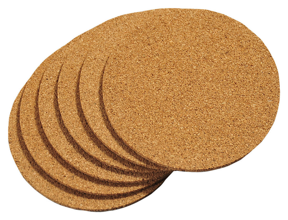 Kesper Untersetzerset Untersetzerset_6erSet - braun (10,00/10,00cm) - Kesper