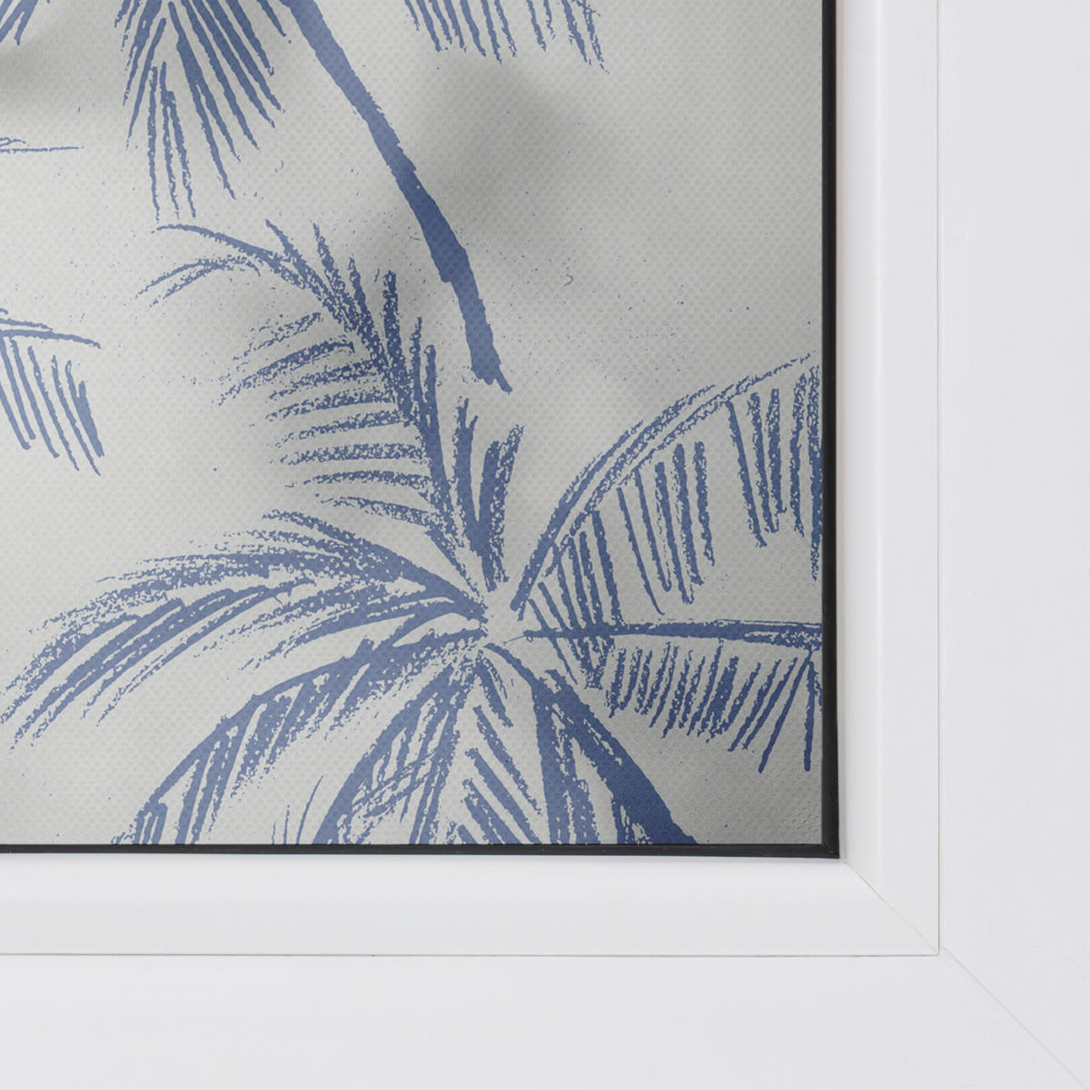 LICHTBLICK Fensterfolie Floral blau B/L: ca. 100x130 cm ▷ online
