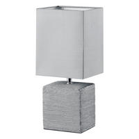 Reality Tischleuchte R50131087 Keramik Stoff B/H/T: ca. 13x29x11 cm E14 1 Brennstellen Tischleuchte-Keramik_Ping - (13,00/29,00/11,00cm) - Reality