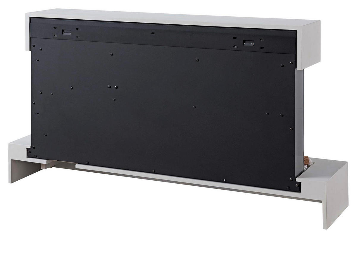 Balderia Wandkamin Ignis weiß MDF B/H/T: ca. 110x57,3x25 cm ca. 2000 W Elekt.-Kamin Ignis EF197A-MT197C - weiß (110,00/57,30/25,00cm) - Balderia