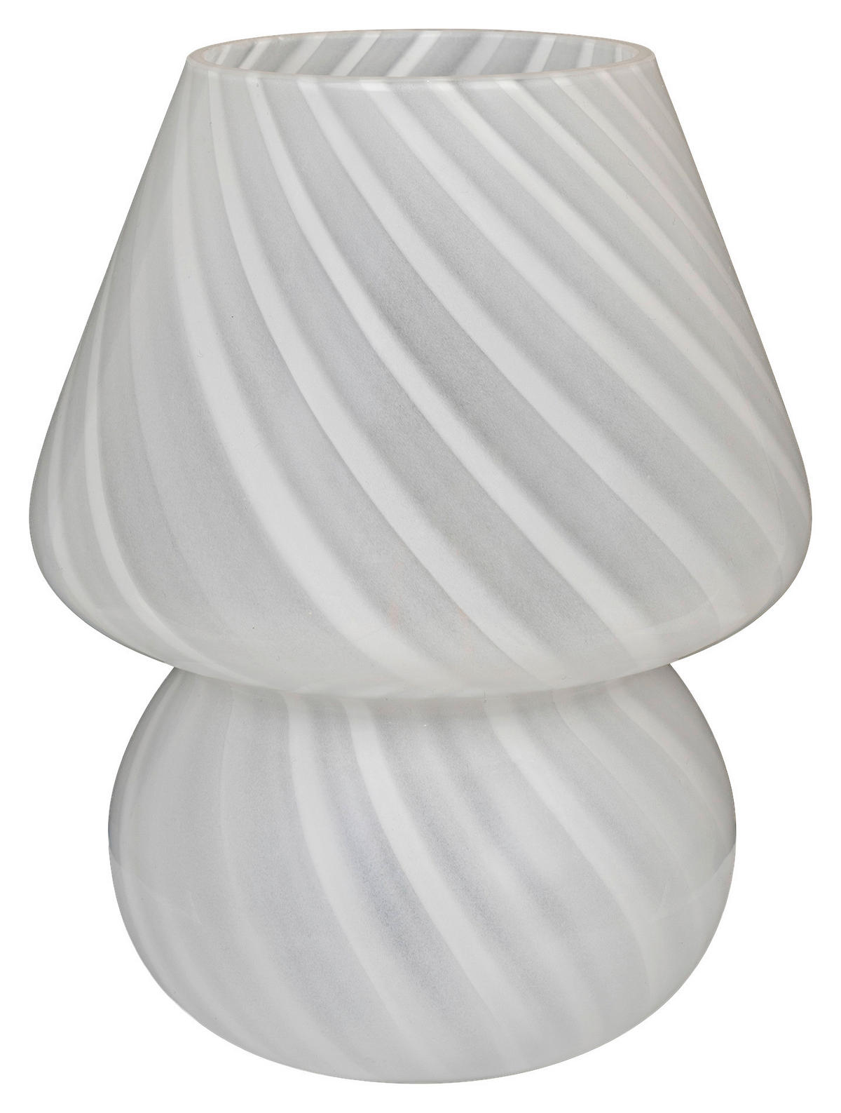 Housenordic Tischleuchte Alton weiß Glas H/D: ca. 19,5x15,5 cm Alton - weiß (15,50/19,50cm) - Housenordic