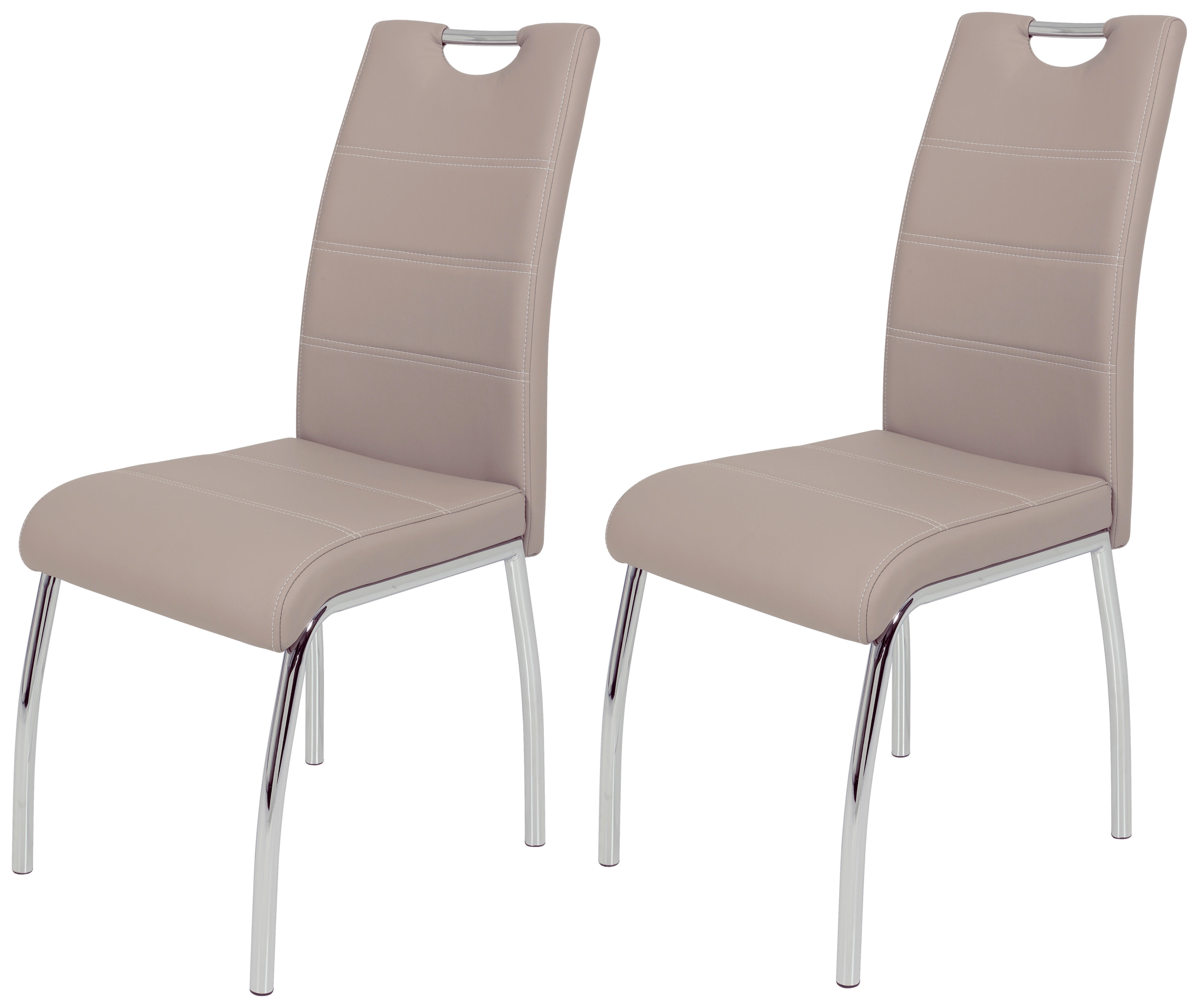Stuhl Susi 2er Set Cappuccino Kunstleder B/H/T: ca. 44x98x61 cm Susi 2er Set - Cappuccino (44,00/98,00/61,00cm) - Hela