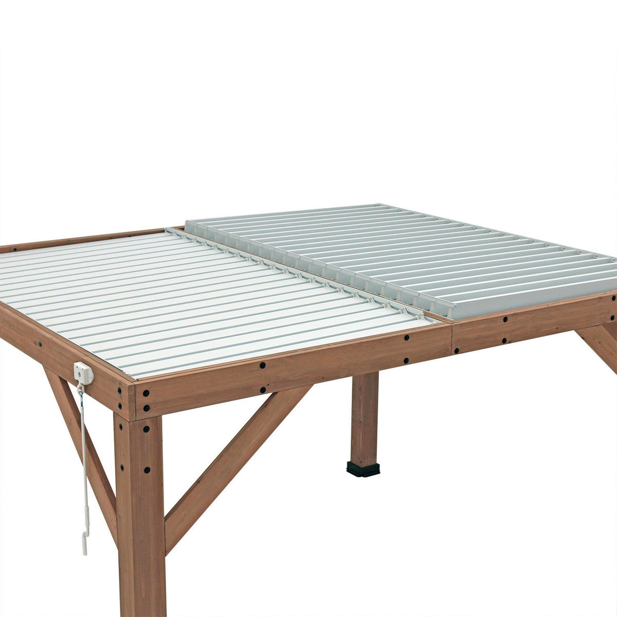 Westmann Pavillon Karl braun Holz B/H/L: ca. 396x251x335 cm Karl - braun (335,00/396,00/251,00cm) - Westmann